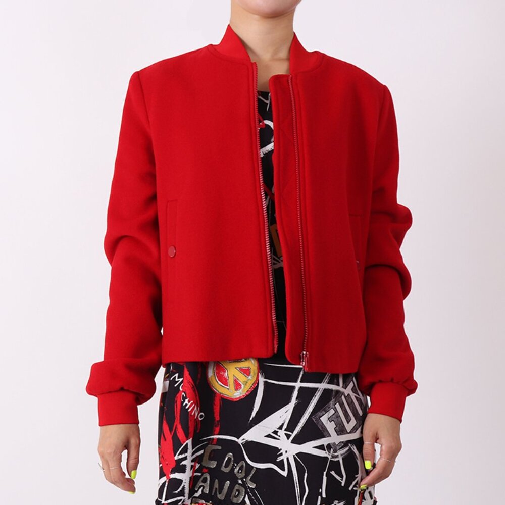 NWT - Love moschino Heart Bomber Jacket - Red❤️